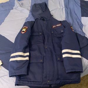 Russian Traffic Police Winter Jacket Large